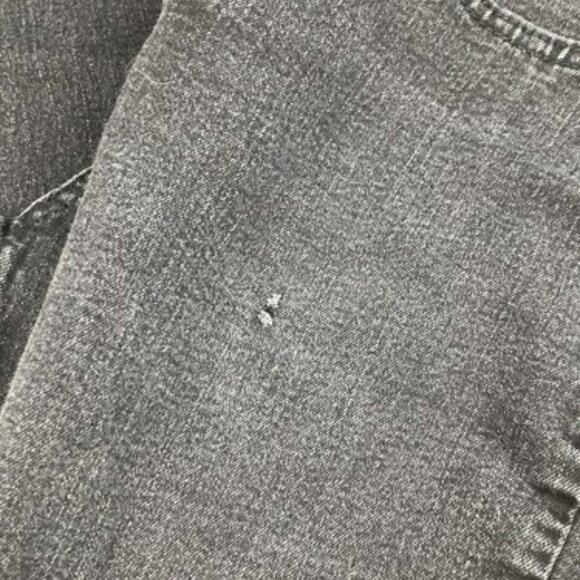 Riders By Lee Women Dark Wash Mid Rise Bootcut Leg Stretch Black Denim Jeans 12P - Picture 3 of 11